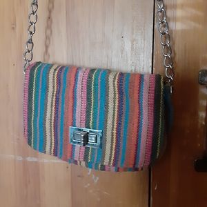 🌟5/$30 - Francescas Chain Link Multicolored Purse